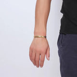8MM Stainless Steel Open Wheat Bangle Bracelet for Women