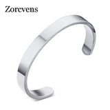 8mm Stainless Steel Bracelet Bangle Men Silver/Gold/Black/Rose