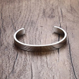 8mm Stainless Steel Bracelet Bangle Men Silver/Gold/Black/Rose
