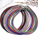 ZOSH Colorful Rhinestone Choker Necklace for Women