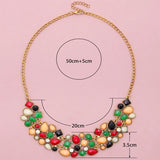 Bohemia Ethnic Necklace Pendants Beads Layer Jewelry Vintage Statement Long