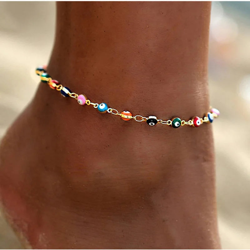 Boho Colorful Beads Anklets for Women