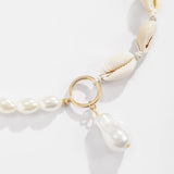 Bohemian Shell Necklace For Women Pearl Chokers Necklace