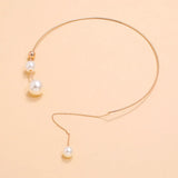 Elegant Pearl Choker Necklace for Women - Wedding Jewelry