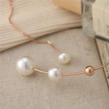 Elegant Pearl Choker Necklace for Women - Wedding Jewelry