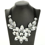 Rhinestone Choker Necklace for Women Statement Jewelry