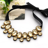 Rhinestone Choker Necklace for Women Statement Jewelry
