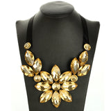 Rhinestone Choker Necklace for Women Statement Jewelry