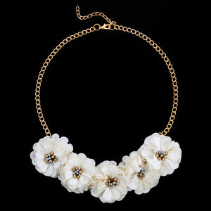 Maxi Necklace Chains Statement Necklaces & Pendants Flower Necklace For Women
