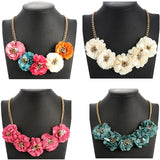 Maxi Necklace Chains Statement Necklaces & Pendants Flower Necklace For Women