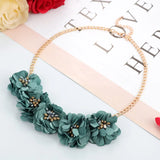 Maxi Necklace Chains Statement Necklaces & Pendants Flower Necklace For Women