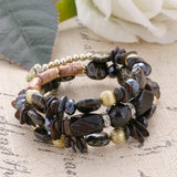 Vintage Multilayer Beads Charm Bracelet for Women