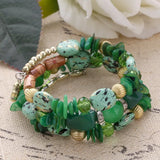 Vintage Multilayer Beads Charm Bracelet for Women