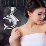 Europe Women Dolphin Pendant Necklace