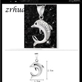 Europe Women Dolphin Pendant Necklace