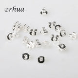 100PCS Silver Butterfly BACK STOPPERS Findings Stud Earrings