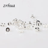100PCS Silver Butterfly BACK STOPPERS Findings Stud Earrings