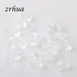 100PCS Silver Butterfly BACK STOPPERS Findings Stud Earrings
