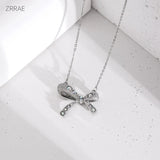 Zircon Crystal Necklace S925 Sterling Silver