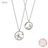 925 Silver Prince Fox Necklace Anniversary Gift