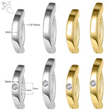 925 Sterling Silver Navel Piercing For Women 14K Plated Belly Rings