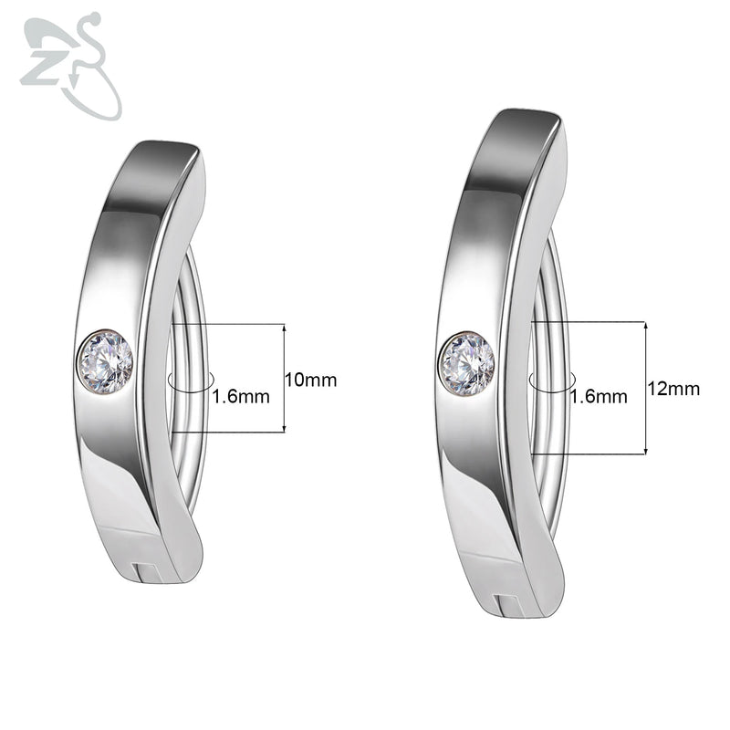 925 Sterling Silver Navel Piercing For Women 14K Plated Belly Rings