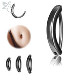 14K 925 Silver Navel Piercing For Women Minimalist Belly Rings