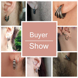 Punk Rock Stainless Steel Skull Earrings