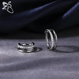 16G G23 Titanium Nose Ring Heart Septum Clicker CZ Piercing