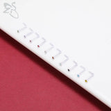 10pcs/lot Acrylic Nose Studs Colorful CZ 20g