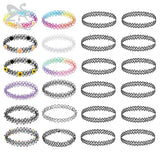 ZS 12Pcs Vintage Stretch Choker Necklace Lady Girl Tattoo Choker Necklace