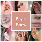 Dragon Claw Nose Ring Stainless Steel Twisted Conch Earring