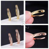 925 Silver Navel Ring Reverse Belly Button Clicker Zircon Piercing
