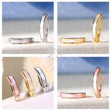 925 Silver Navel Ring Reverse Belly Button Clicker Zircon Piercing