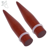 2 Pcs Wooden Ear Plug & Flesh Stretcher 8-16MM