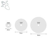 Silicone Piercing Healing Discs Anti Hyperplasia For Earrings