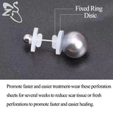 Silicone Piercing Healing Discs Anti Hyperplasia For Earrings