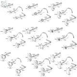 Body Piercing Tool Kit 14G-20G Stainless Steel Ear Nose Belly Butto