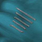 Double Nose Piercing Chain Stainless Steel for Women