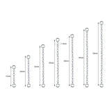 Double Nose Piercing Chain Stainless Steel for Women