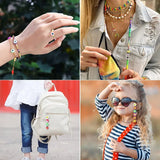300pcs Heart Fruit Flower Smiley Beads Polymer Clay DIY Bracelet Accessories