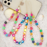 300pcs Heart Fruit Flower Smiley Beads Polymer Clay DIY Bracelet Accessories