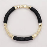 Acrylic Interval Bead Bracelet Women Soft Pottery Friendship Bracelet