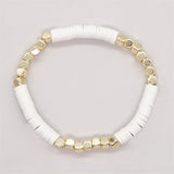 Acrylic Interval Bead Bracelet Women Soft Pottery Friendship Bracelet