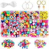 Polymer Clay Beads Spacer Smiley Animal Heart Shape