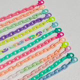 Geometric Resin Chain Statement Chokers Necklace for Women