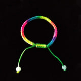 10pcs Rainbow Macrame Friendship Anklet Gift