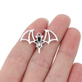 20pcs Bat Charm Pendants Beads For Jewelry Making 33x22mm