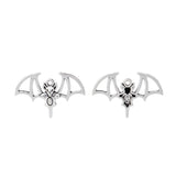 20pcs Bat Charm Pendants Beads For Jewelry Making 33x22mm