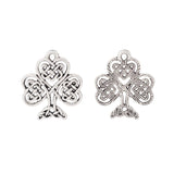 20pcs Celtic Knot Shamrock Tree Charms Pendants DIY Jewelry Making Findings